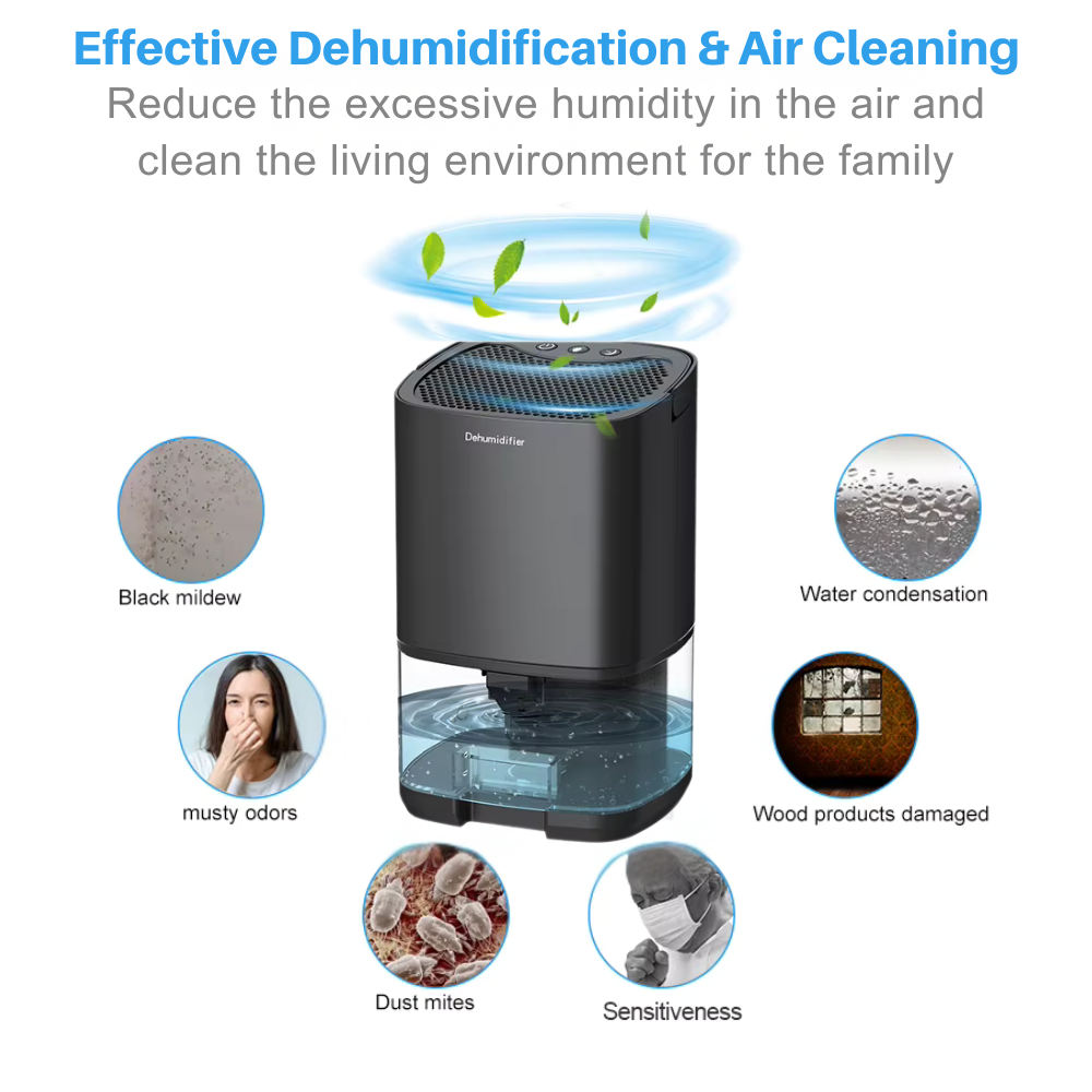 Dehumidifier™ | Slimme luchtontvochtiger met LED-verlichting