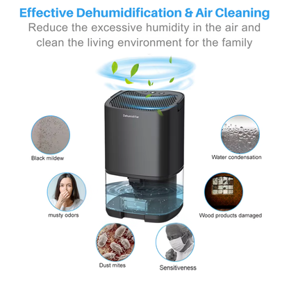 Dehumidifier™ | Slimme luchtontvochtiger met LED-verlichting