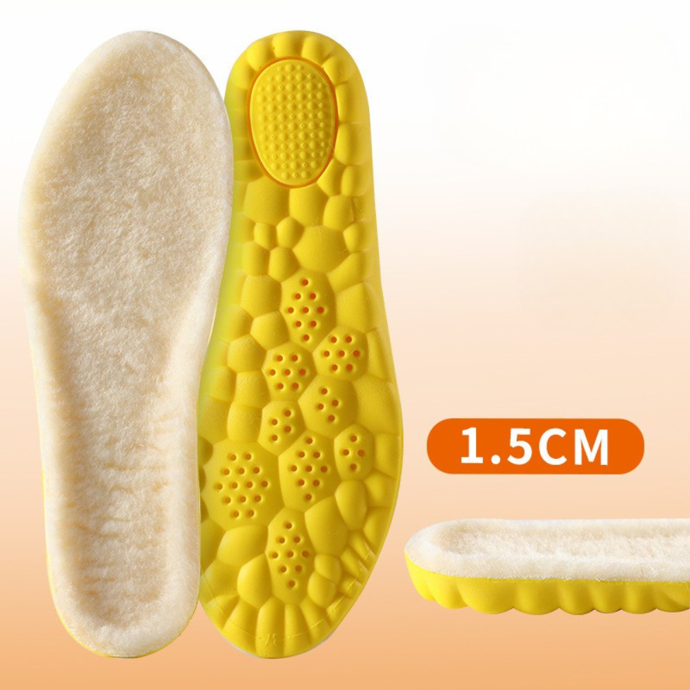 Wooly™ | Warme Verhogende Wollen Inlegzolen