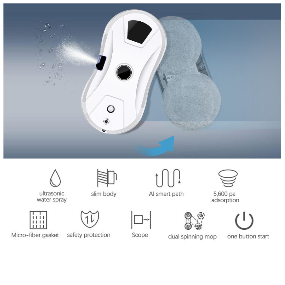 ClearView™ | Slimme Raamreinigingsrobot