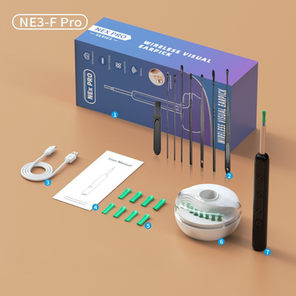 AuricleView™ | Visuele Oorreiniger met HD Camera & App-weergave