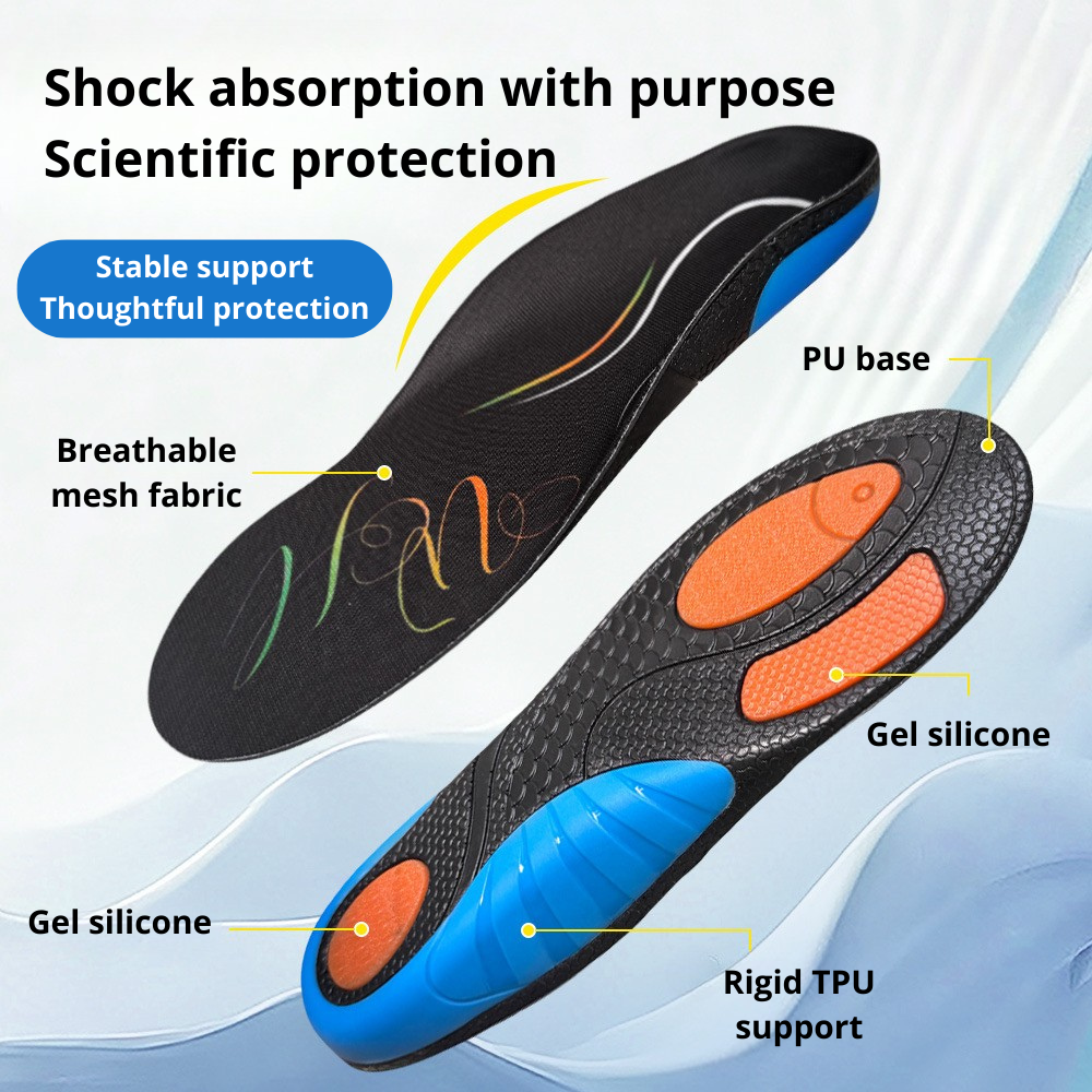 StepEase™ | Comfort Inlegzolen met Gel Ondersteuning
