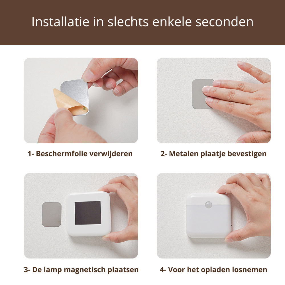 Sensa™ | Slimme Nachtlamp met Bewegingssensor