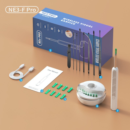 AuricleView™ | Visuele Oorreiniger met HD Camera & App-weergave