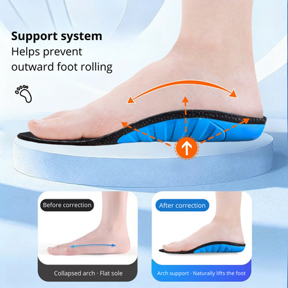 StepEase™ | Comfort Inlegzolen met Gel Ondersteuning