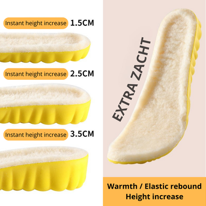 Wooly™ | Warme Verhogende Wollen Inlegzolen