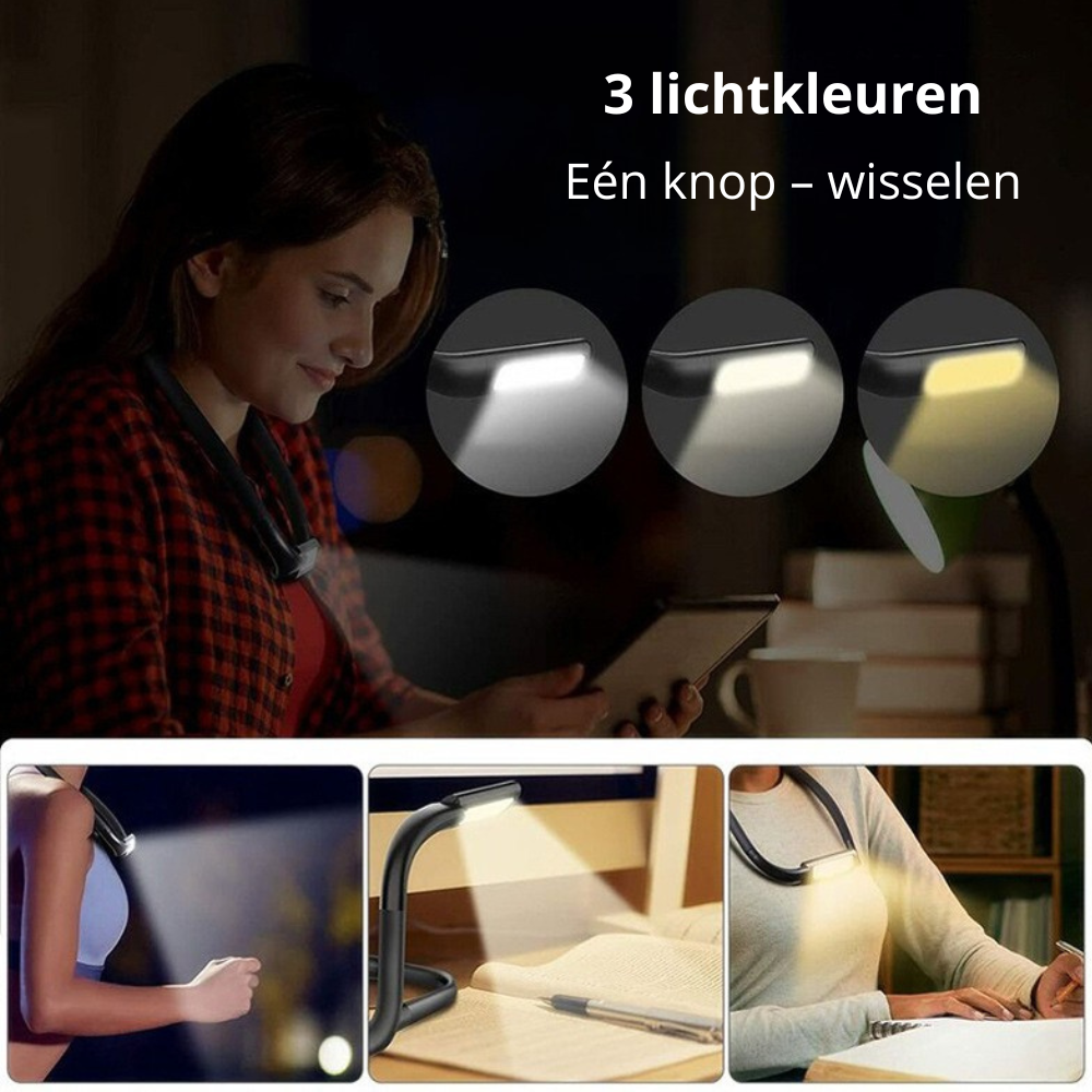 Lumo™ | oplaadbare LED-nek-lamp