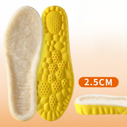Wooly™ | Warme Verhogende Wollen Inlegzolen