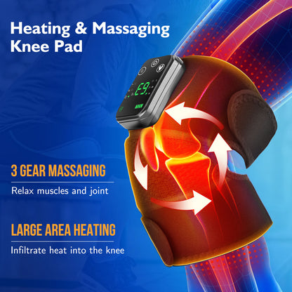 ThermoFlex™ | Draadloze Verwarmende Kniebrace met Massage