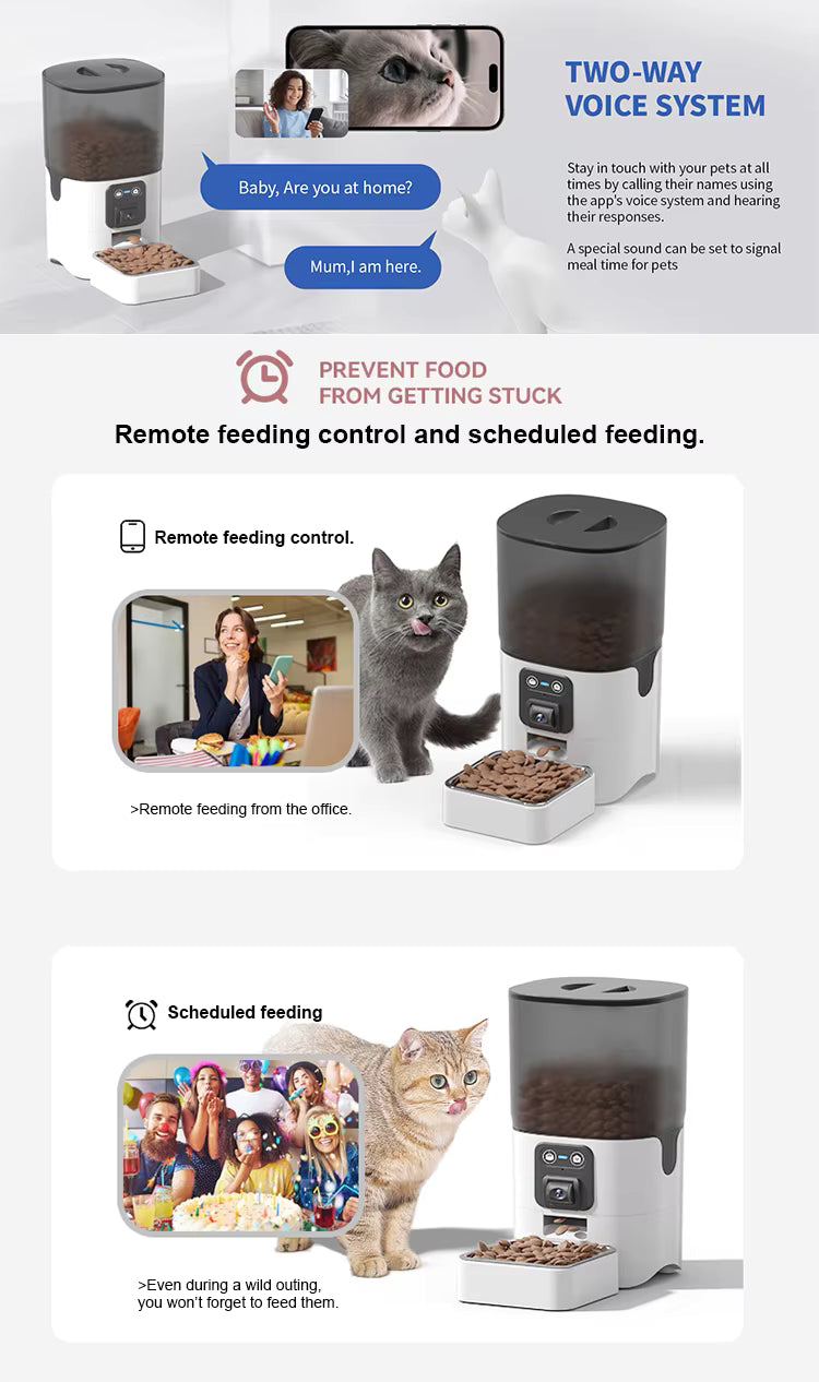 Lio™ | Intelligent Pet Feeder + HD-camera