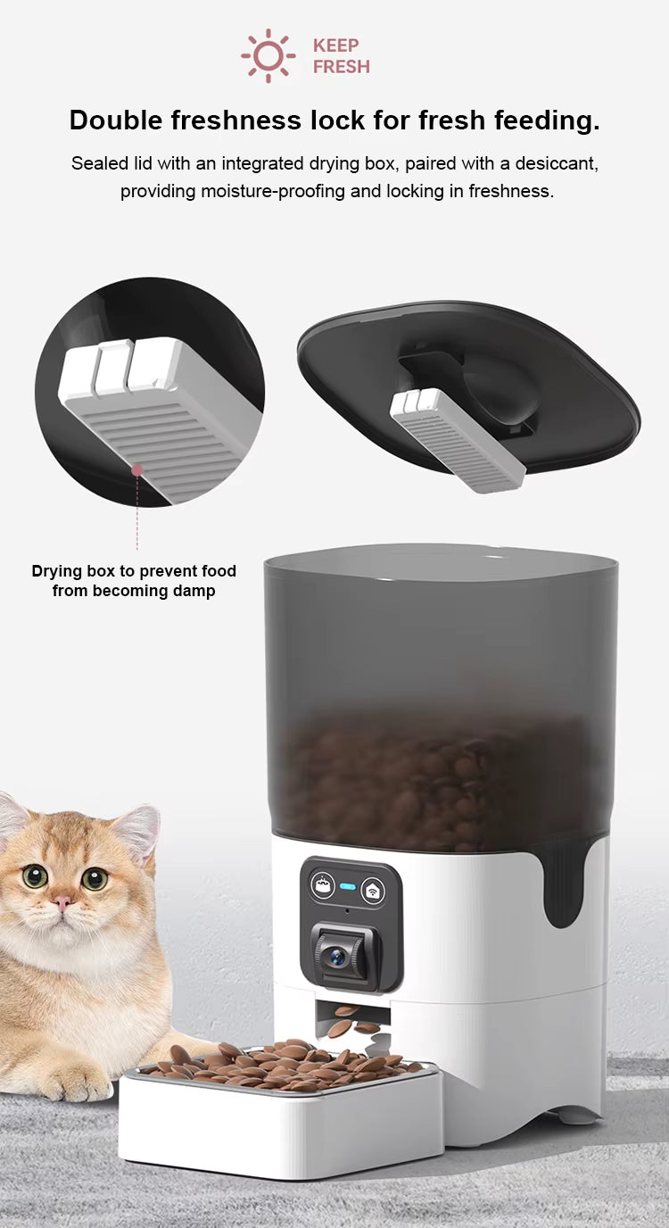 Lio™ | Intelligent Pet Feeder + HD-camera