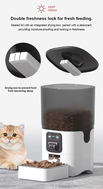 Lio™ | Intelligent Pet Feeder + HD-camera