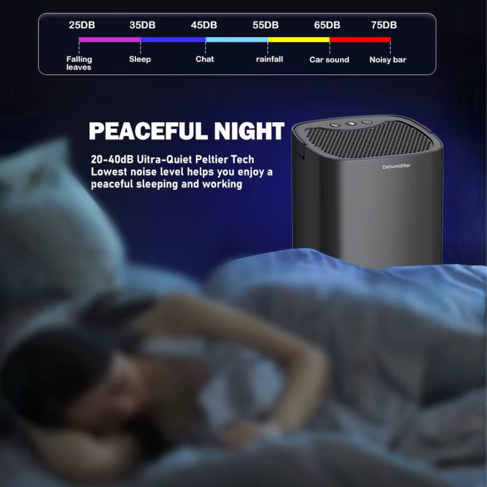 Dehumidifier™ | Slimme luchtontvochtiger met LED-verlichting