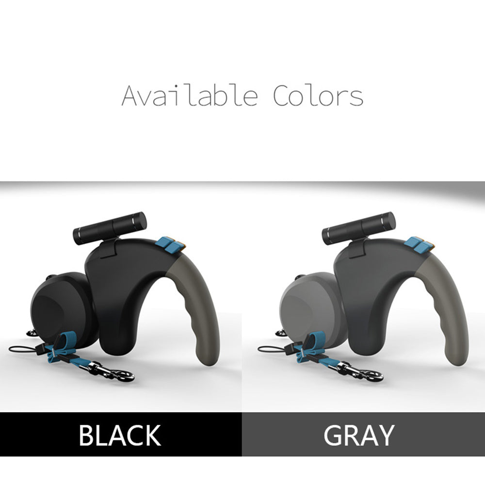 DuoLight™ | Dubbele Automatische Hondenriem met LED-licht