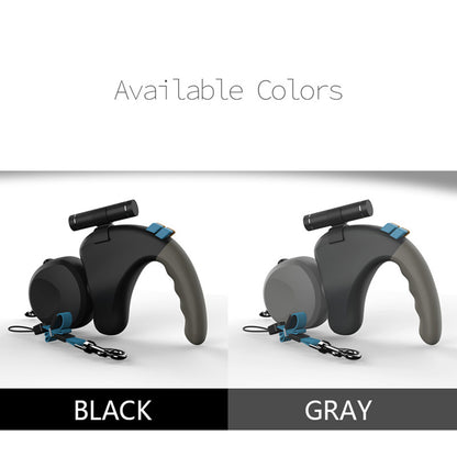 DuoLight™ | Dubbele Automatische Hondenriem met LED-licht